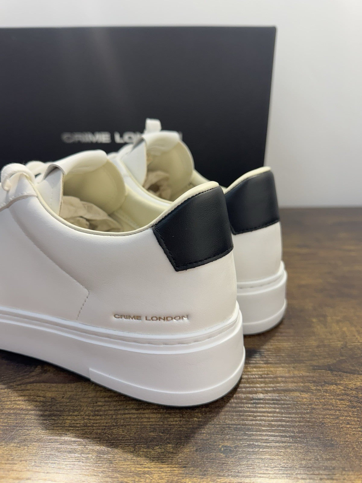 Crime London Sneaker Extra light    Pelle Bianca   Causal Uomo 44