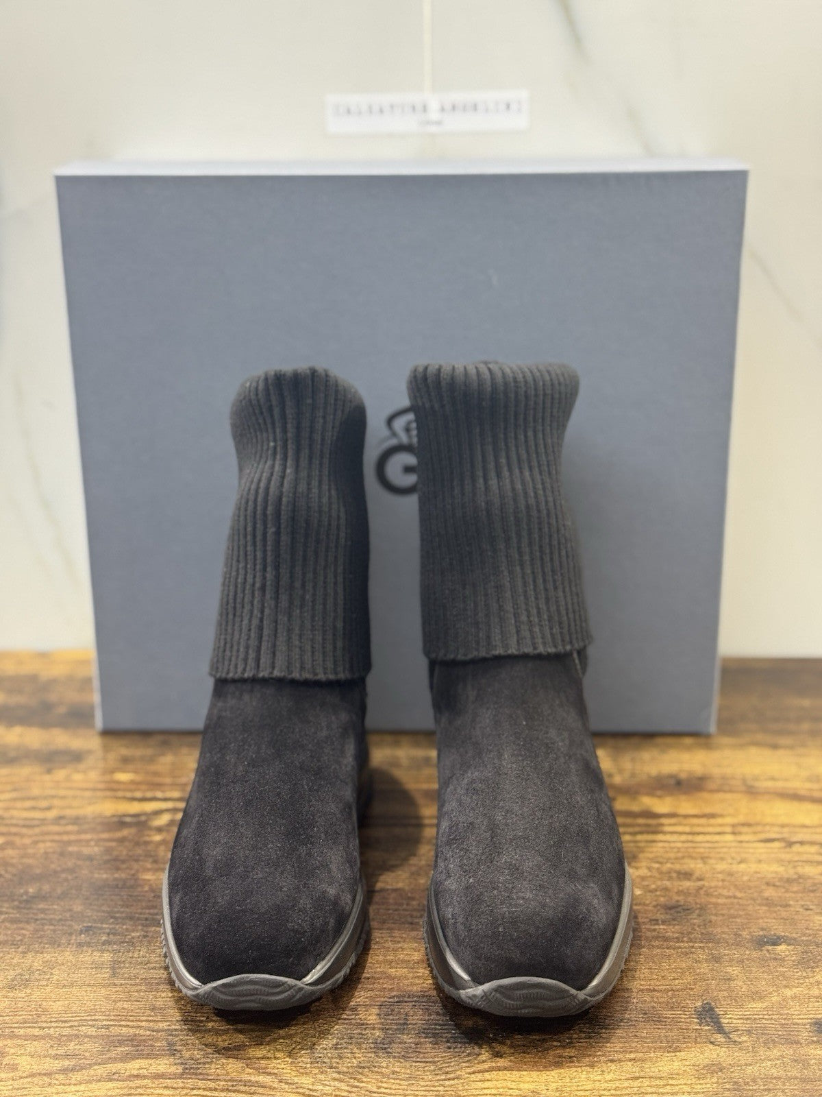 Hogan Interactive Stivaletto Lana Suede Nero        Casual Hogan Donna 36