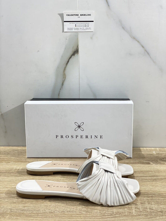 Prosperine Sandalo donna 2226 Pelle Latte   Flat Mule 40