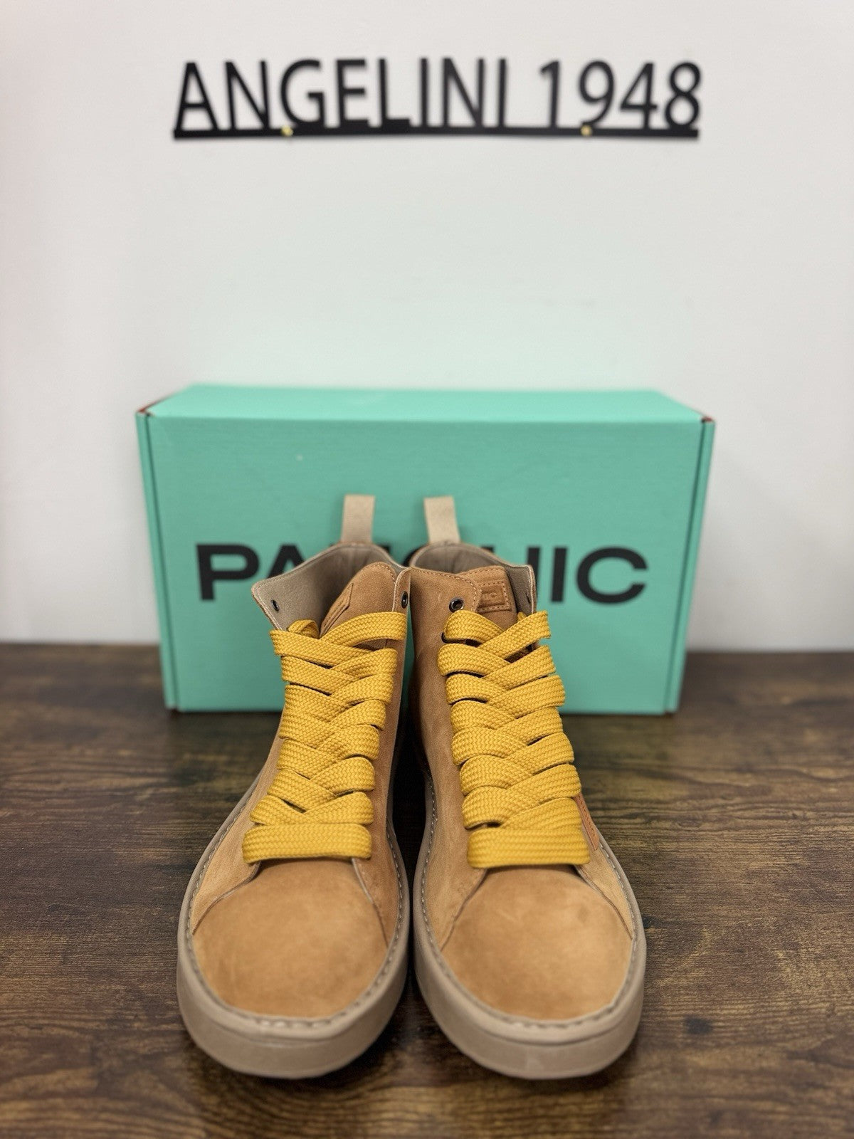Panchic Ankle Boot Suede Brown Sugar Casual Boot Uomo 40
