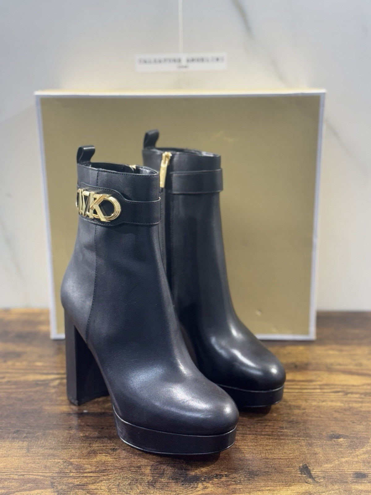 Michael Kors Parker Boot   Donna Pelle  Nero  Casual Platform Donna 39.5