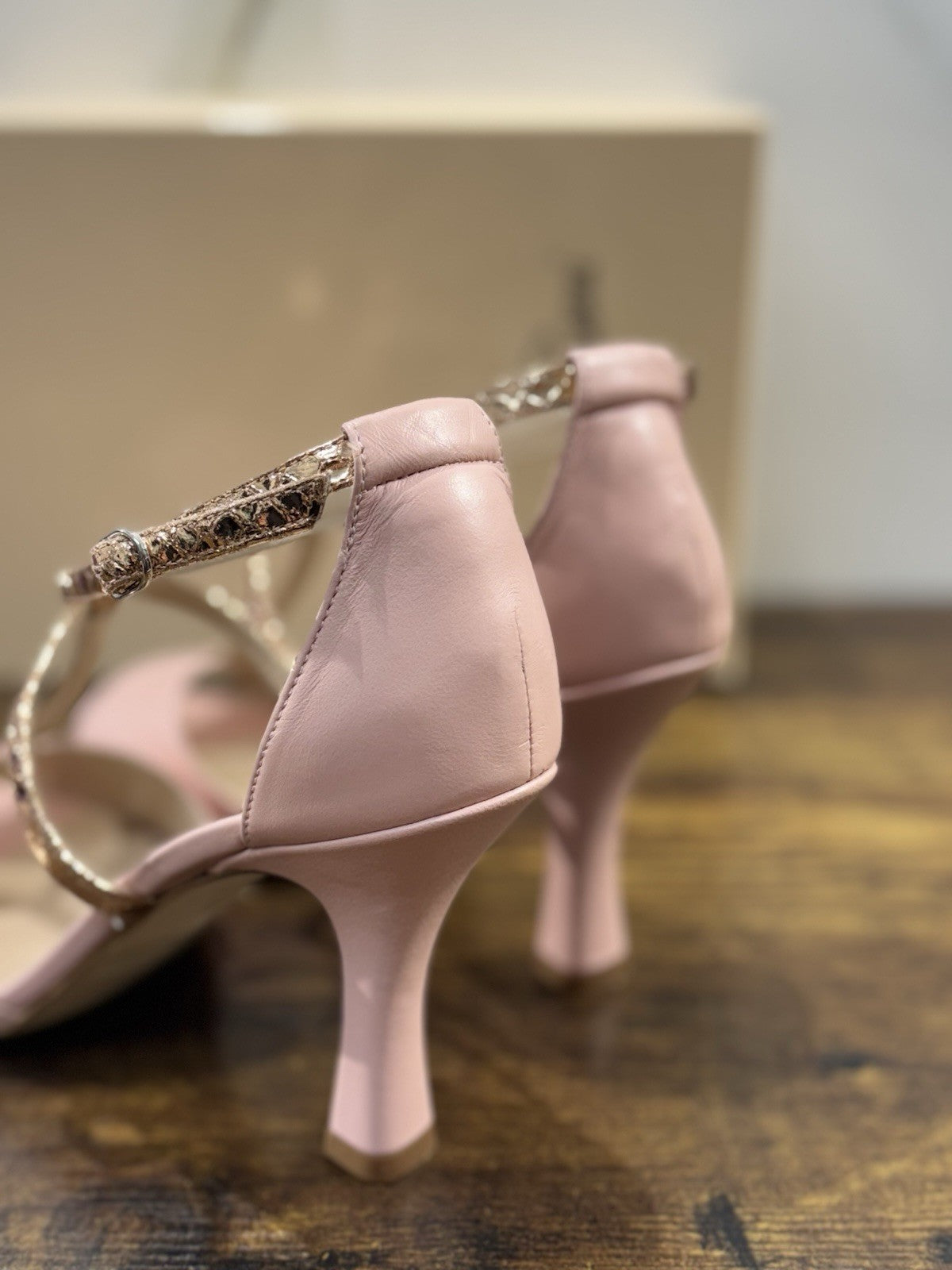 Emanuela Passeri Sandalo  Pelle Cipria   Casual Scarpa Donna 38.5
