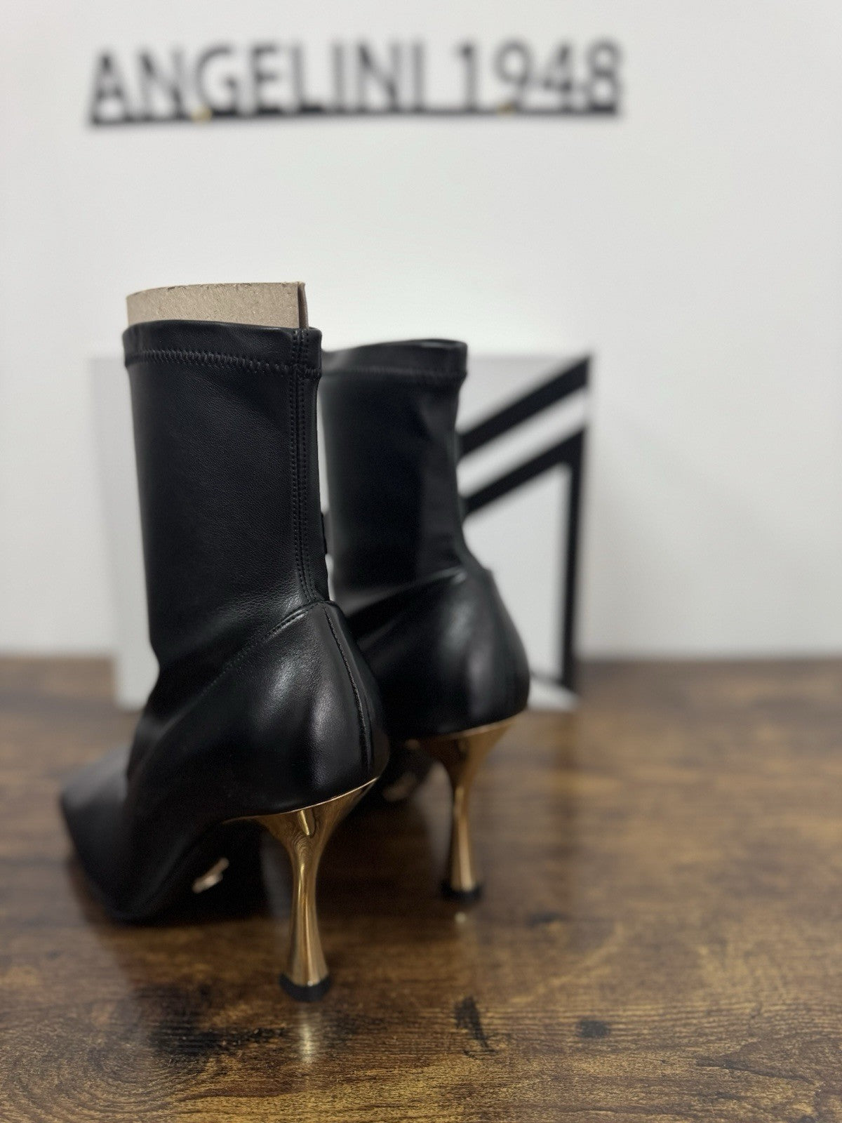 Giampaolo Viozzi Stivaletto Pelle Nero Casual Boot Donna 39