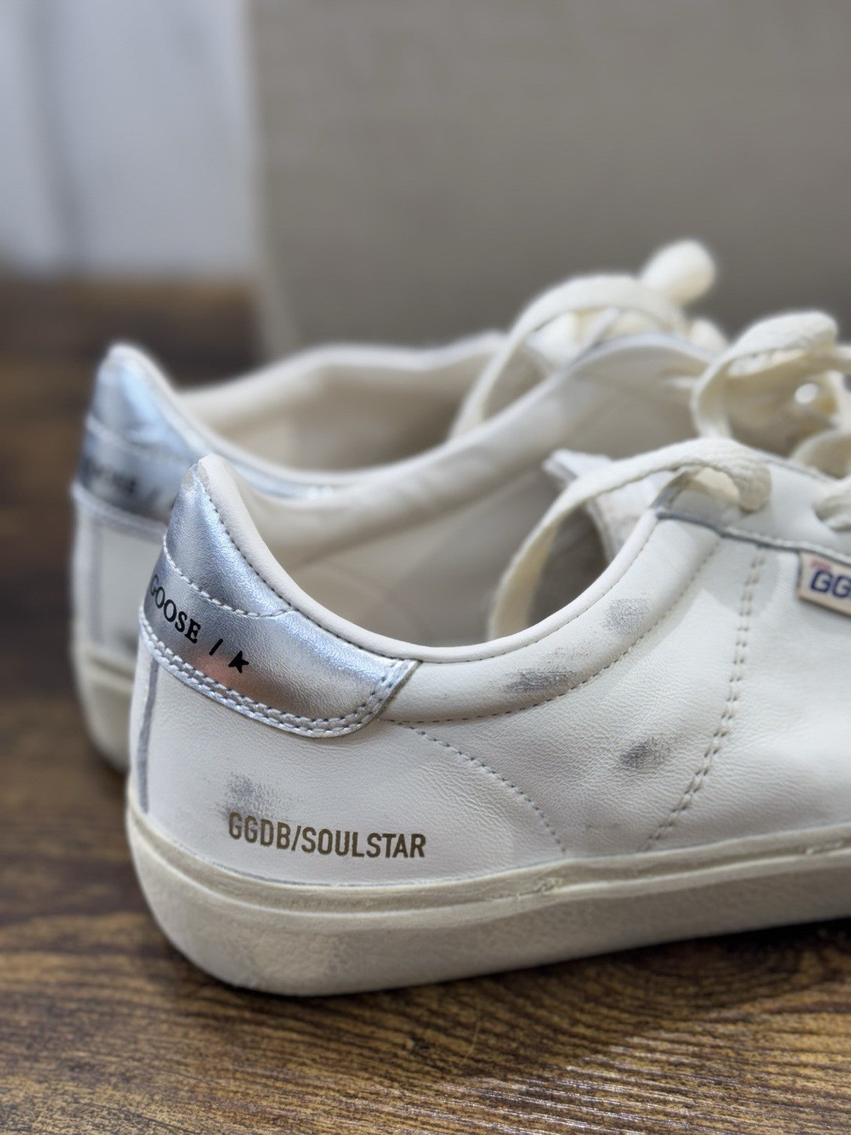 Golden Goose Soulstar Pelle Bianca Silver  Luxury Sneaker Golden Goose Donna 38
