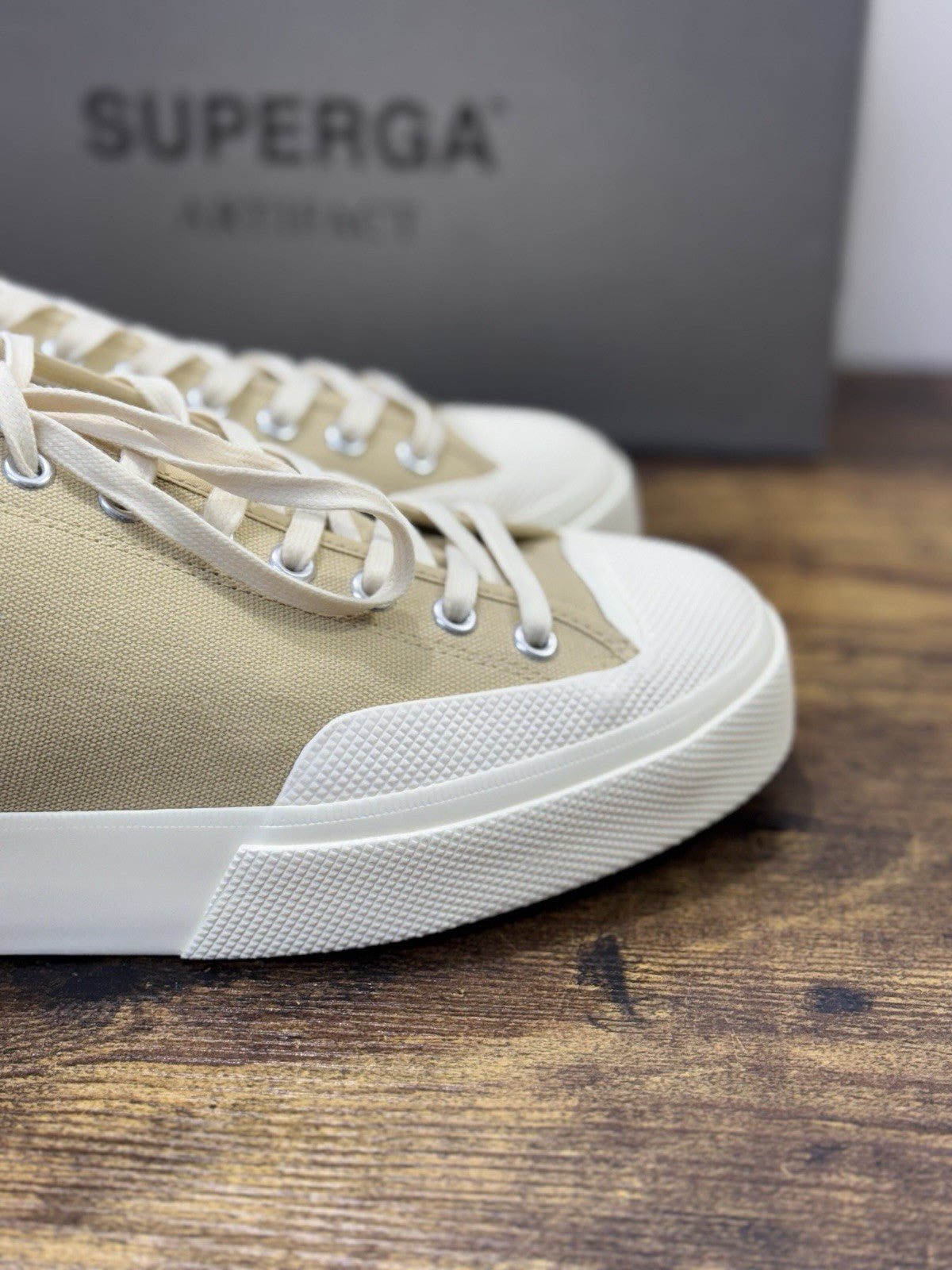 Superga Artifact Icon Sneaker Canvas Beige Causal Superga Uomo 44