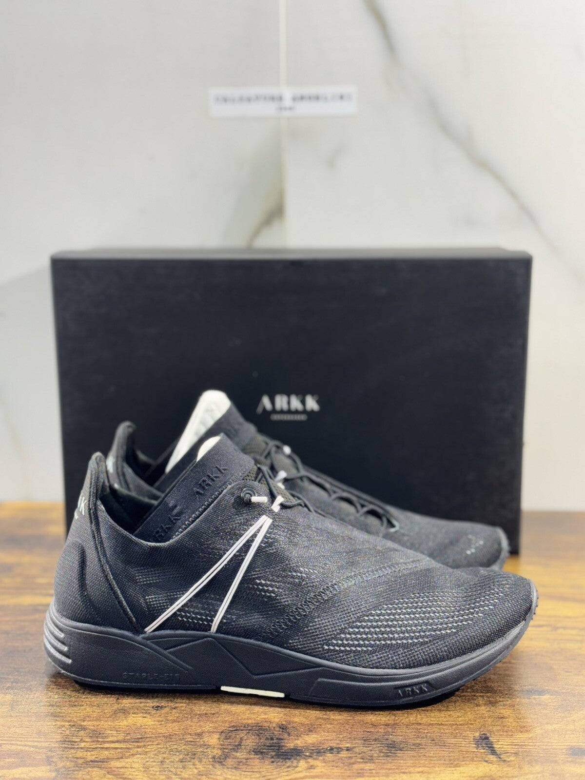 Arkk Copenhagen Sneaker Uomo Nera Causal Men Shoes 42