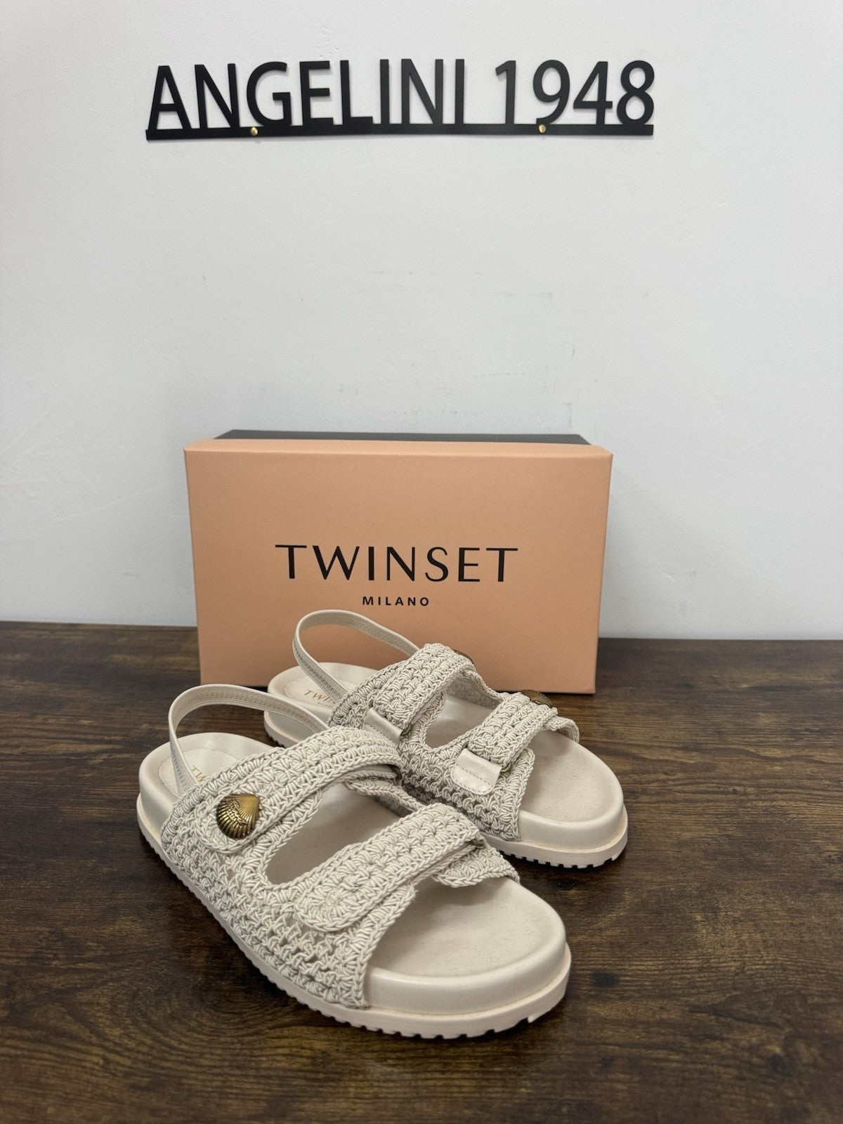 Twin Set Milano Sandalo Madreperla Casual Donna 36