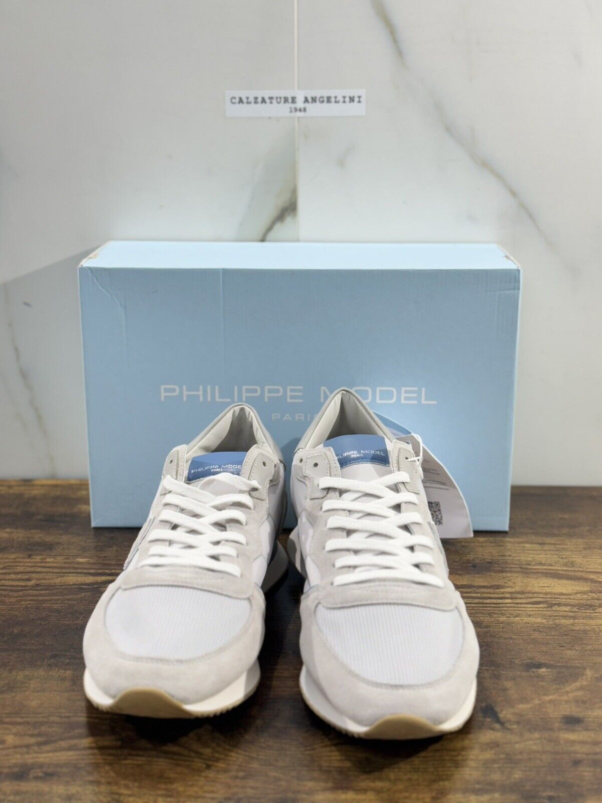 Philippe Model Tropez  Mondial Pop low man mondial sneaker Grigia 45