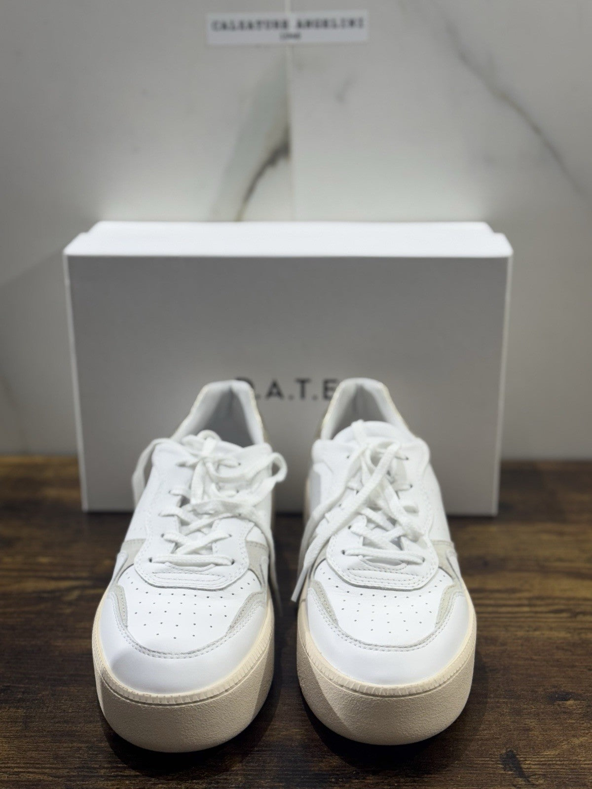 D.A.T.E Step Sneaker Bianca Causal Scarpa Donna 40