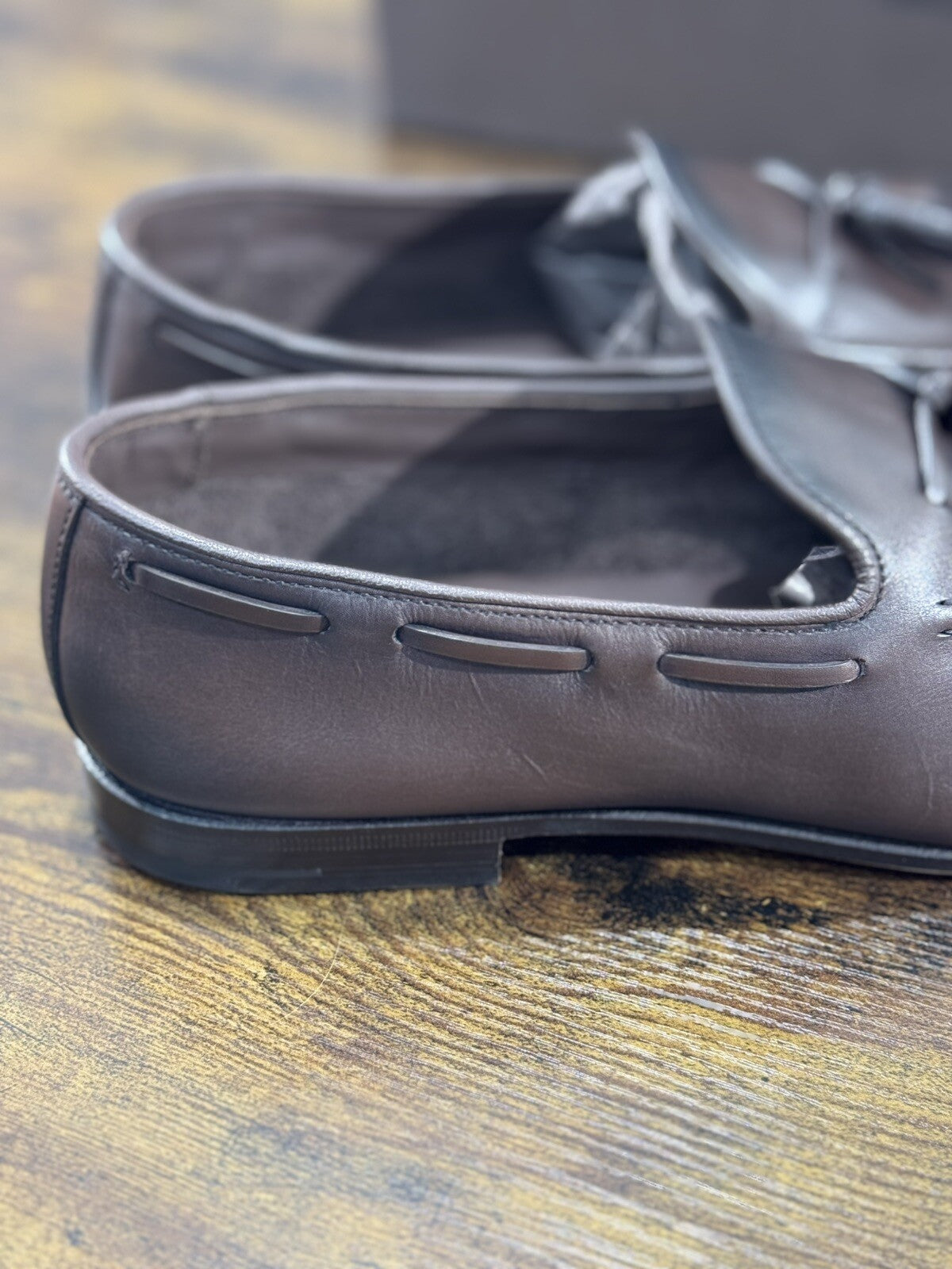 Church’s Mocassino Uomo Maidstone Pelle Marrone Calf   Custom Grade 42.5