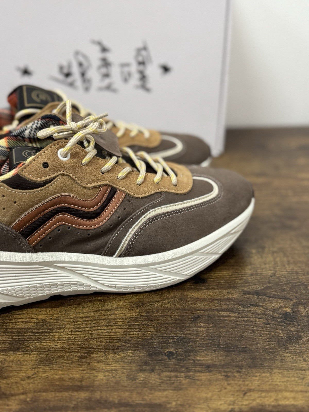 Primabase Sneaker Suede Brown  Extra light Casual Uomo 44