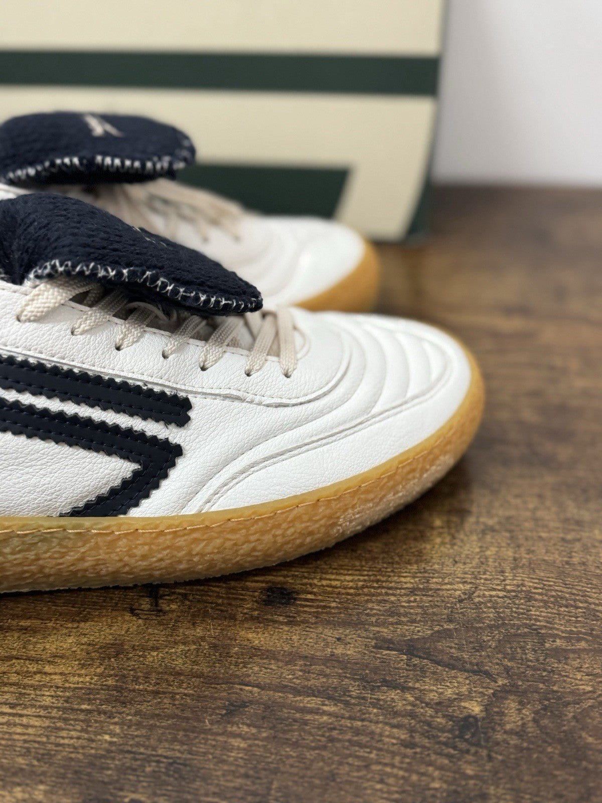Puraai Sneaker Pelle Bianca Abyss Casual Uomo 45