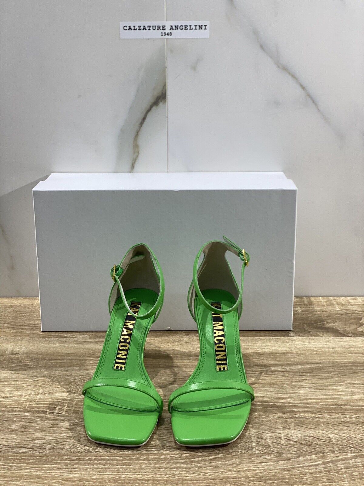 Kat Maconie Sandalo Donna Adela In Pelle Verde Kat Maconie Scarpa Donna 37