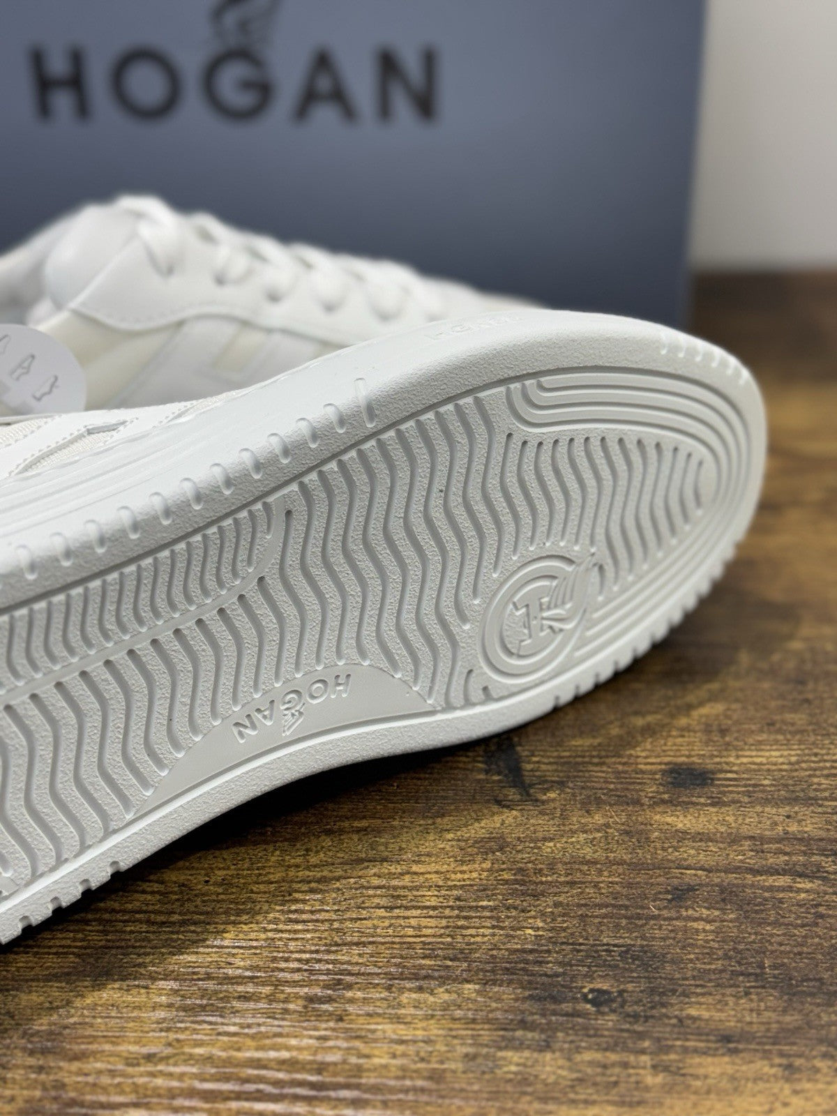 Hogan H630 Sneaker Pelle Bianca Memory Foam Scarpa Hogan Uomo 43.5
