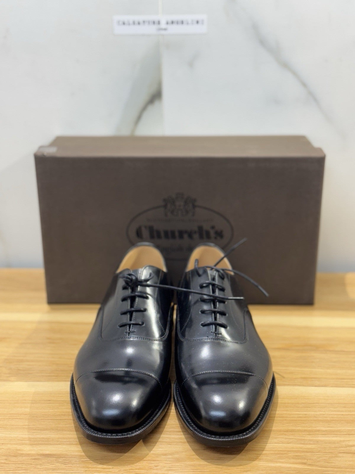 Church’s Consul Pelle Nera  Fondo Cuoio Polishbinder    Luxury Church’s Uomo 40