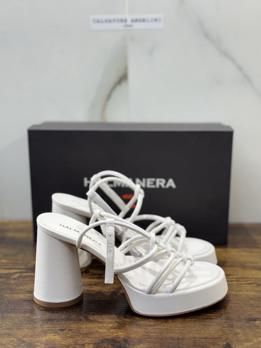 Halmanera Sandalo Pelle Tofu  Con Tacco Causal Halmanera Donna 37