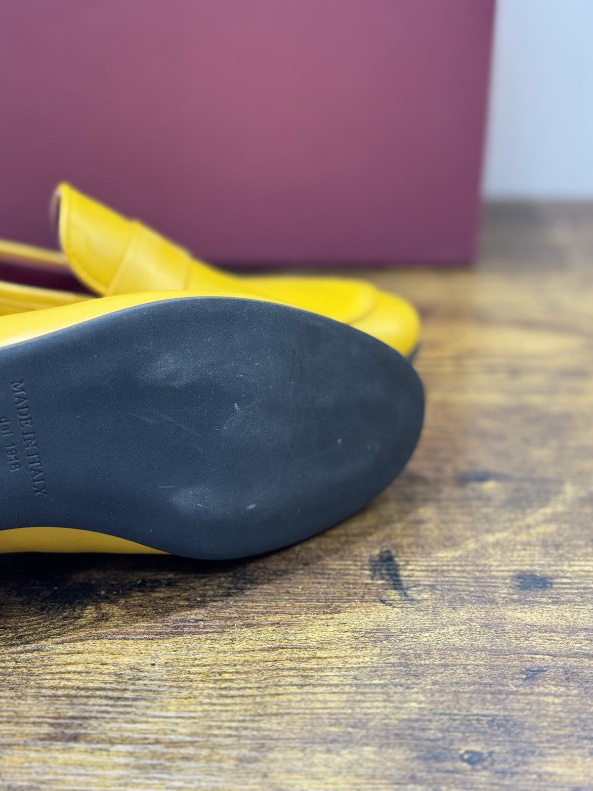 Seboy’s Mocassino  Pelle  Giallo Casual Donna 37