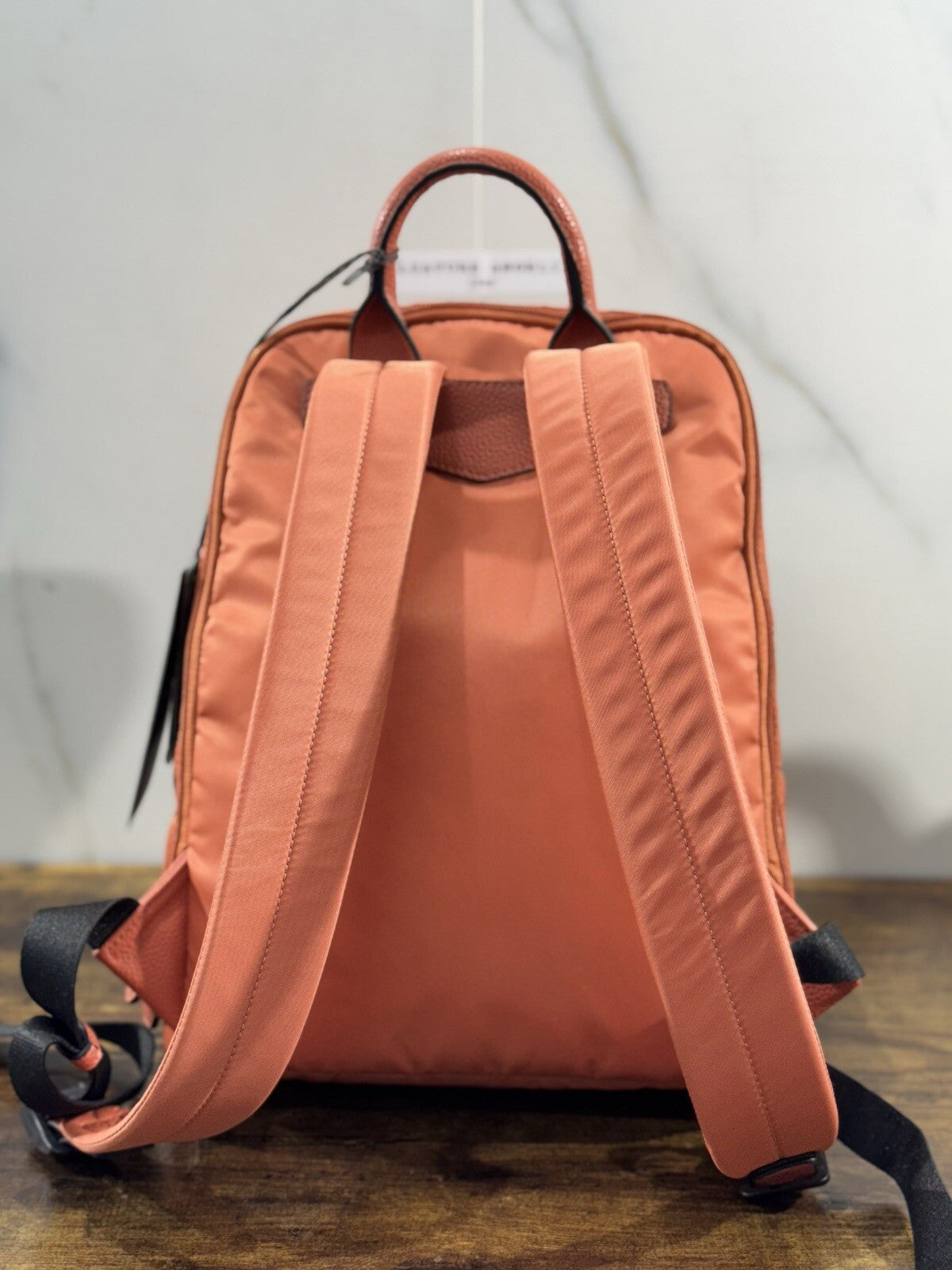 Emporio Armani Zaino Donna Arancio Recycled Nylon   Armani Woman Backpack