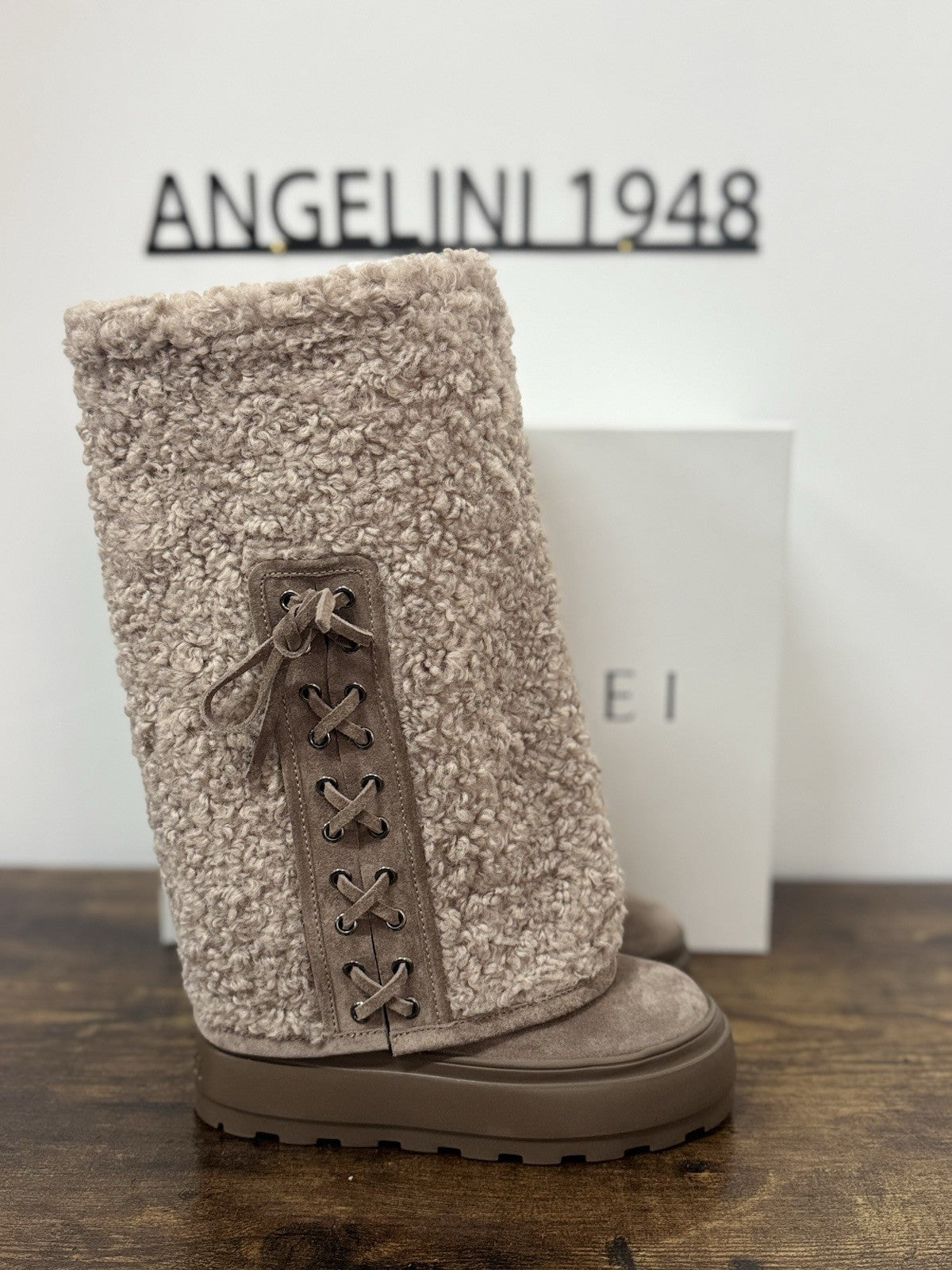 Casadei Stivale New Double Face Renna Caribou Zeppa Casadei Donna 36