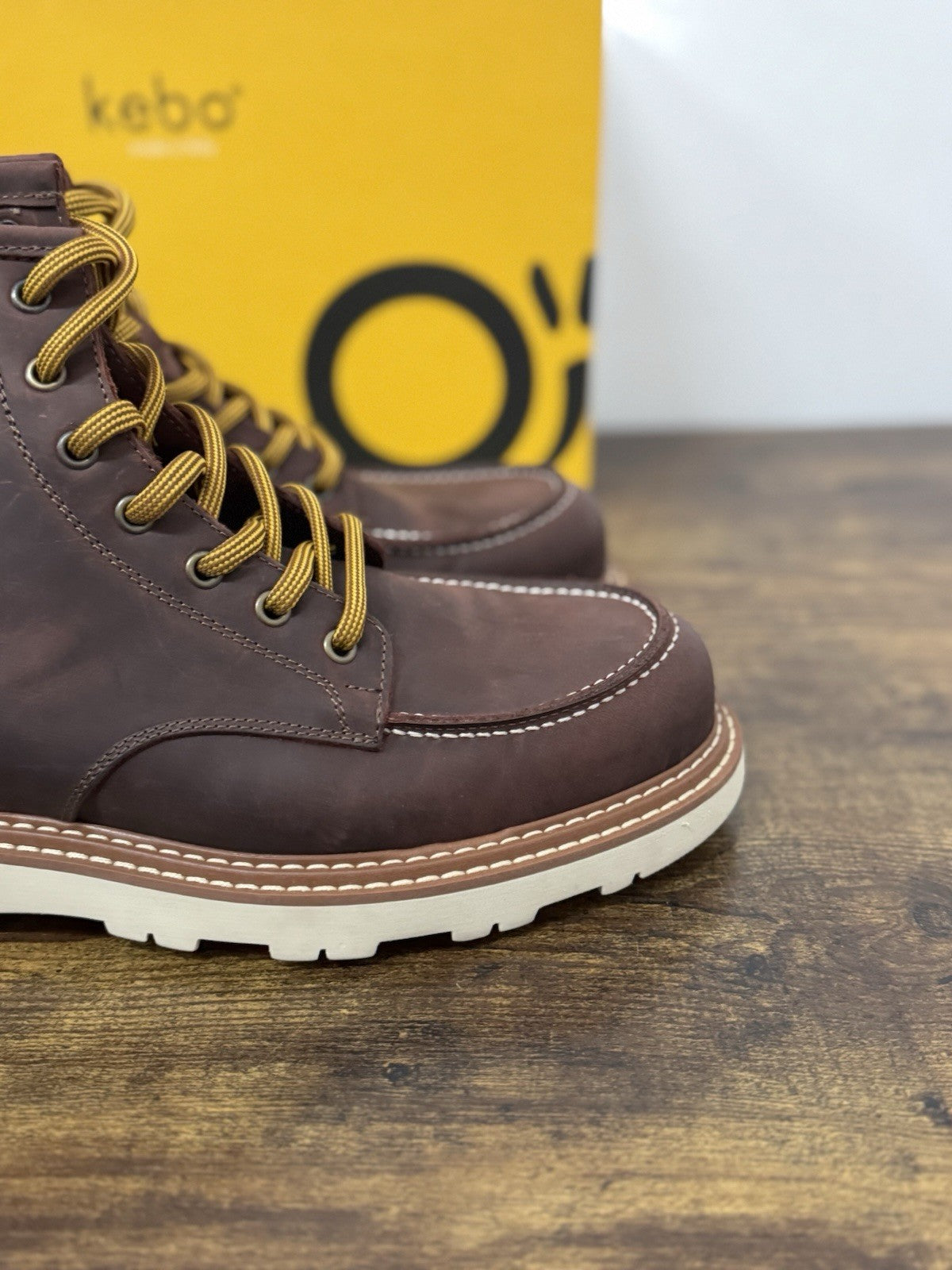 Kebo Stivaletto Pelle Red  Modello Dakar Boot Uomo 44