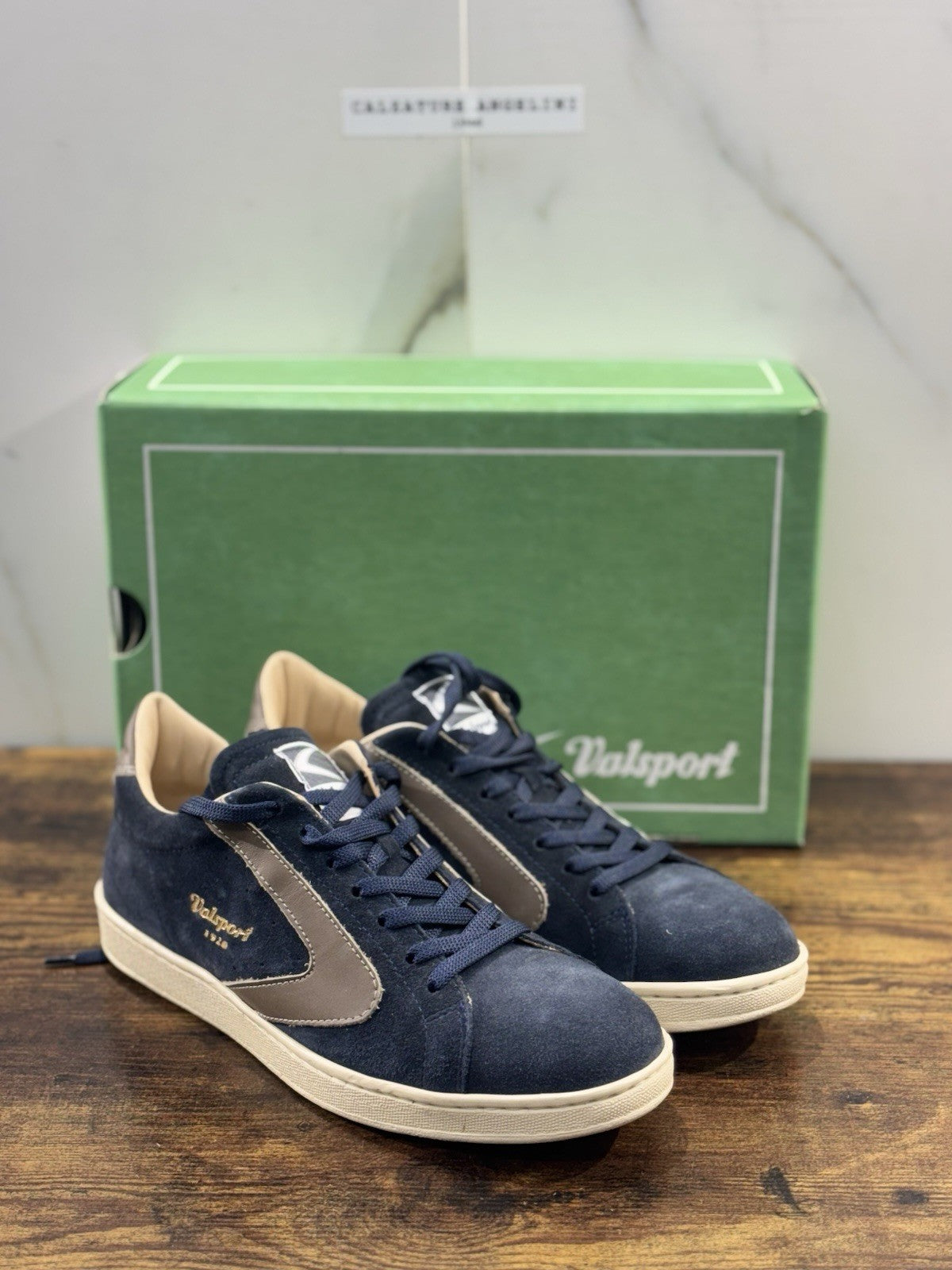 Valsport Tournamemt   Sneaker Suede Blu  Casual  Uomo 42