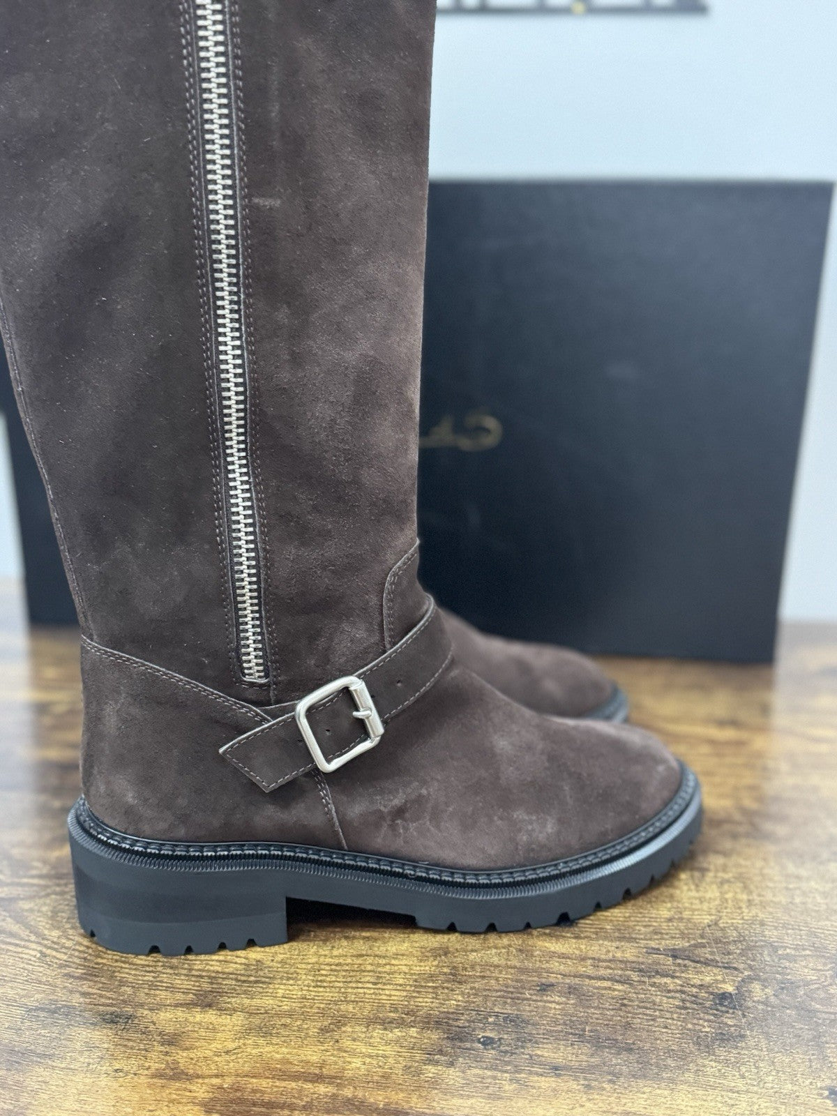 Via roma 15 stivale  donna 4280R  Suede  Testa luxury boot via roma 15 Icon 40