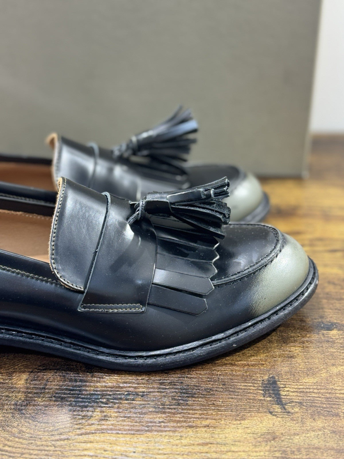 Duccio Del Duca Mocassino   Pelle Verde   Made In Italy Donna 41