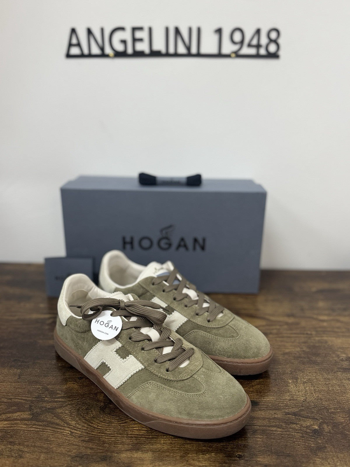 Hogan Cool Sneaker Suede Green   Casual Hogan Scarpa Uomo 40