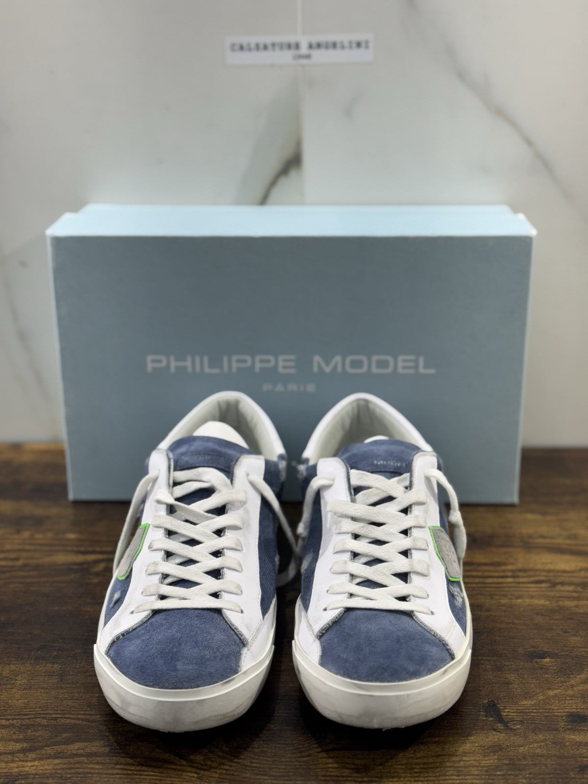 Philippe Model  Paris L u Canvas Jeans Pelle   Casual Uomo 45