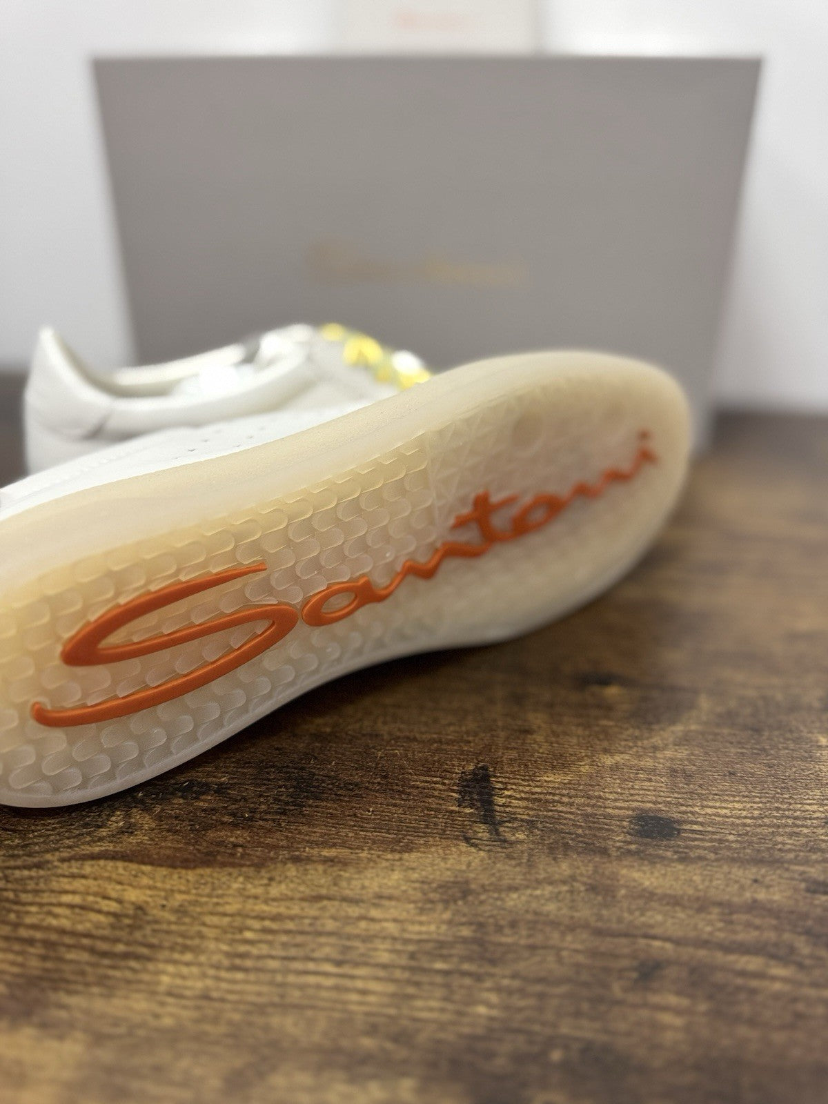 Santoni Sneaker Icon Pelle Bianca    Casual Scarpa Santoni 38.5