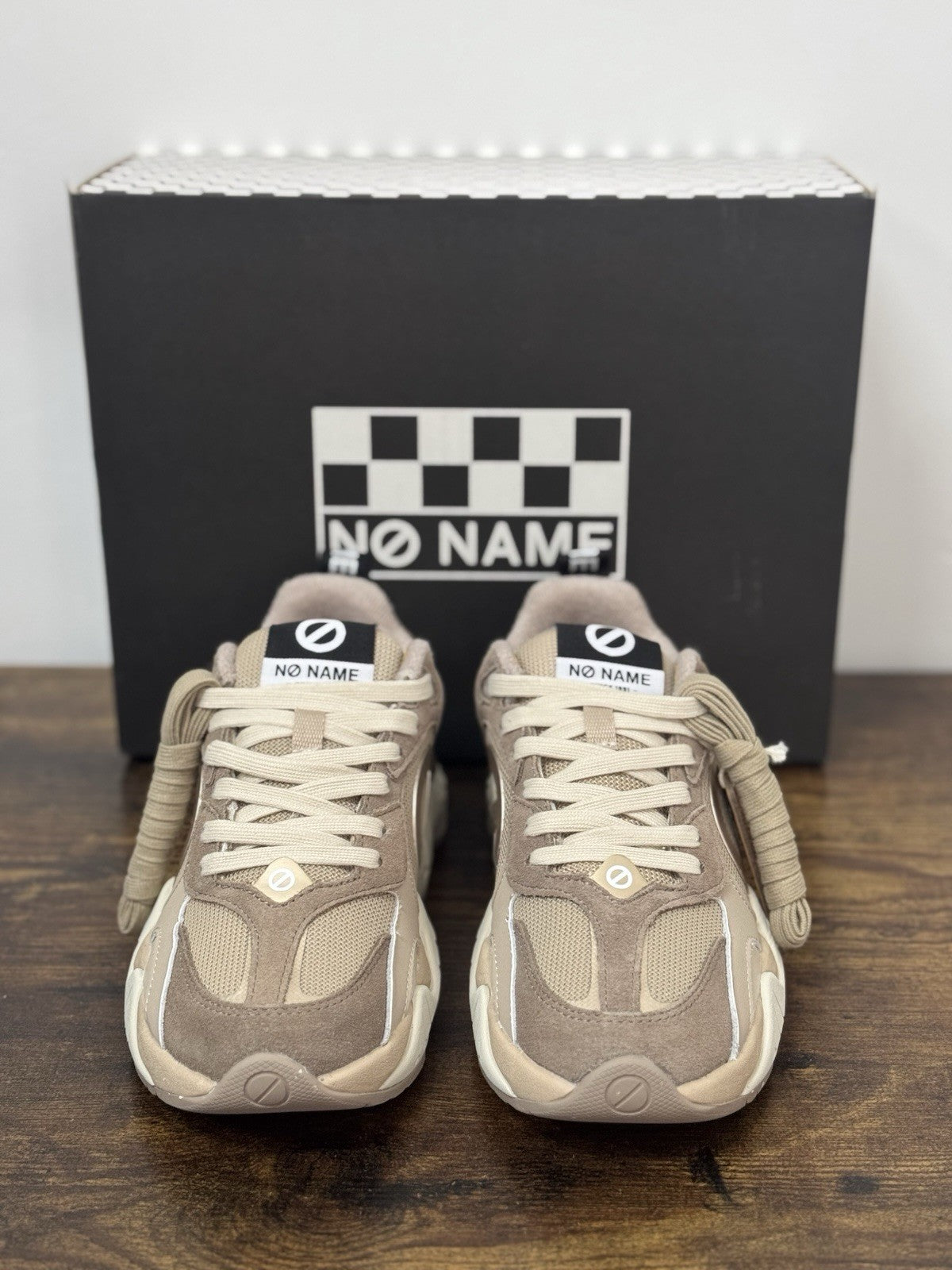 No Name Sneaker Suede Beige Casual Donna 41