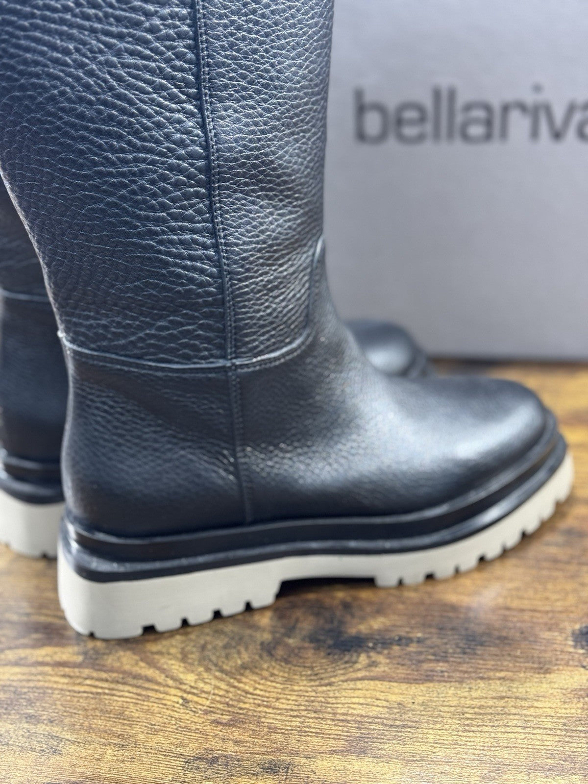 Laura Bellariva Stivale Donna Tubo  Pelle Nero Casual Boot 36