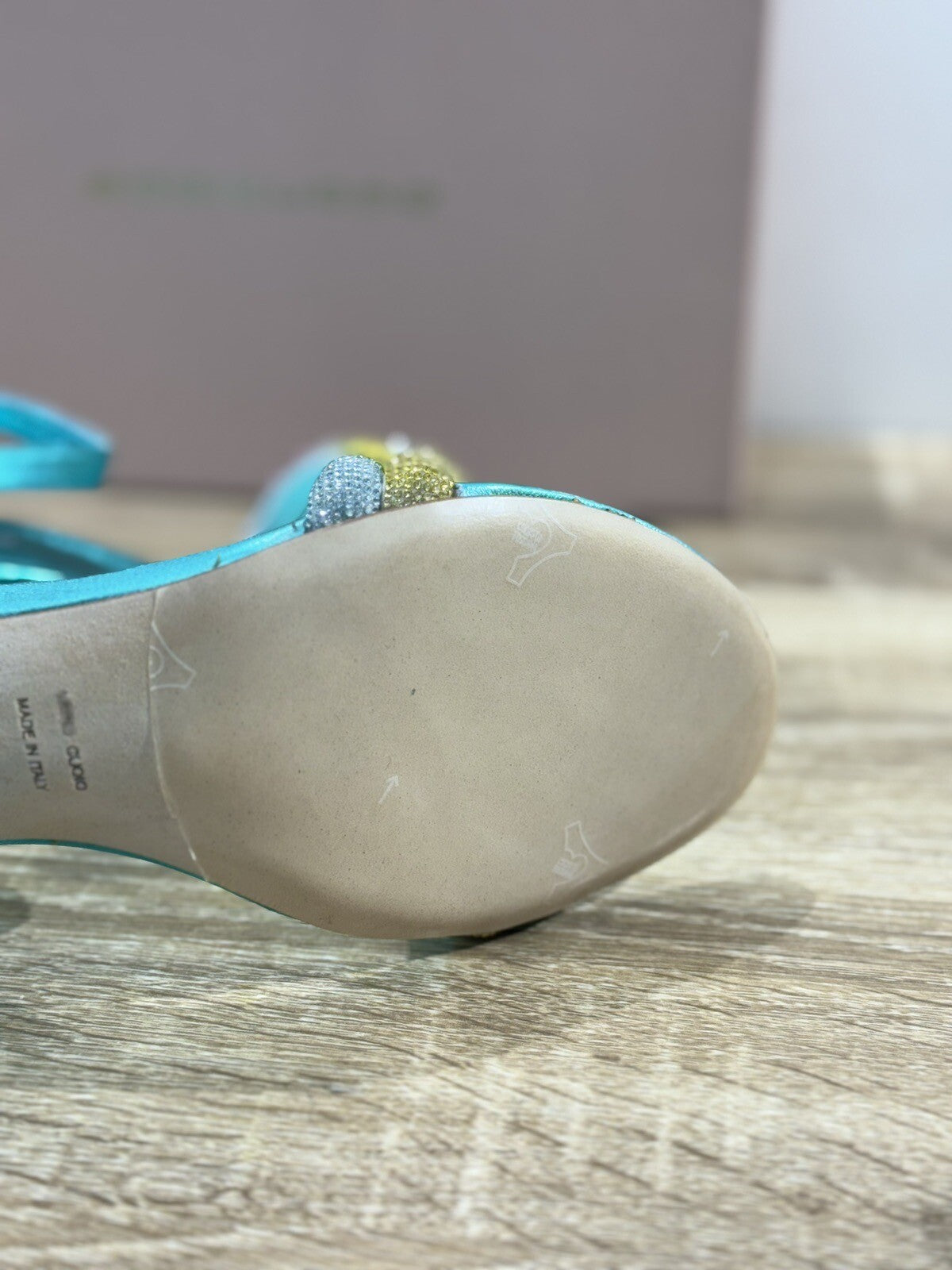 Eddi Cuomo Luxury Sandals Donna In Pelle Azzurro   Fatti A Mano  Handmade 39
