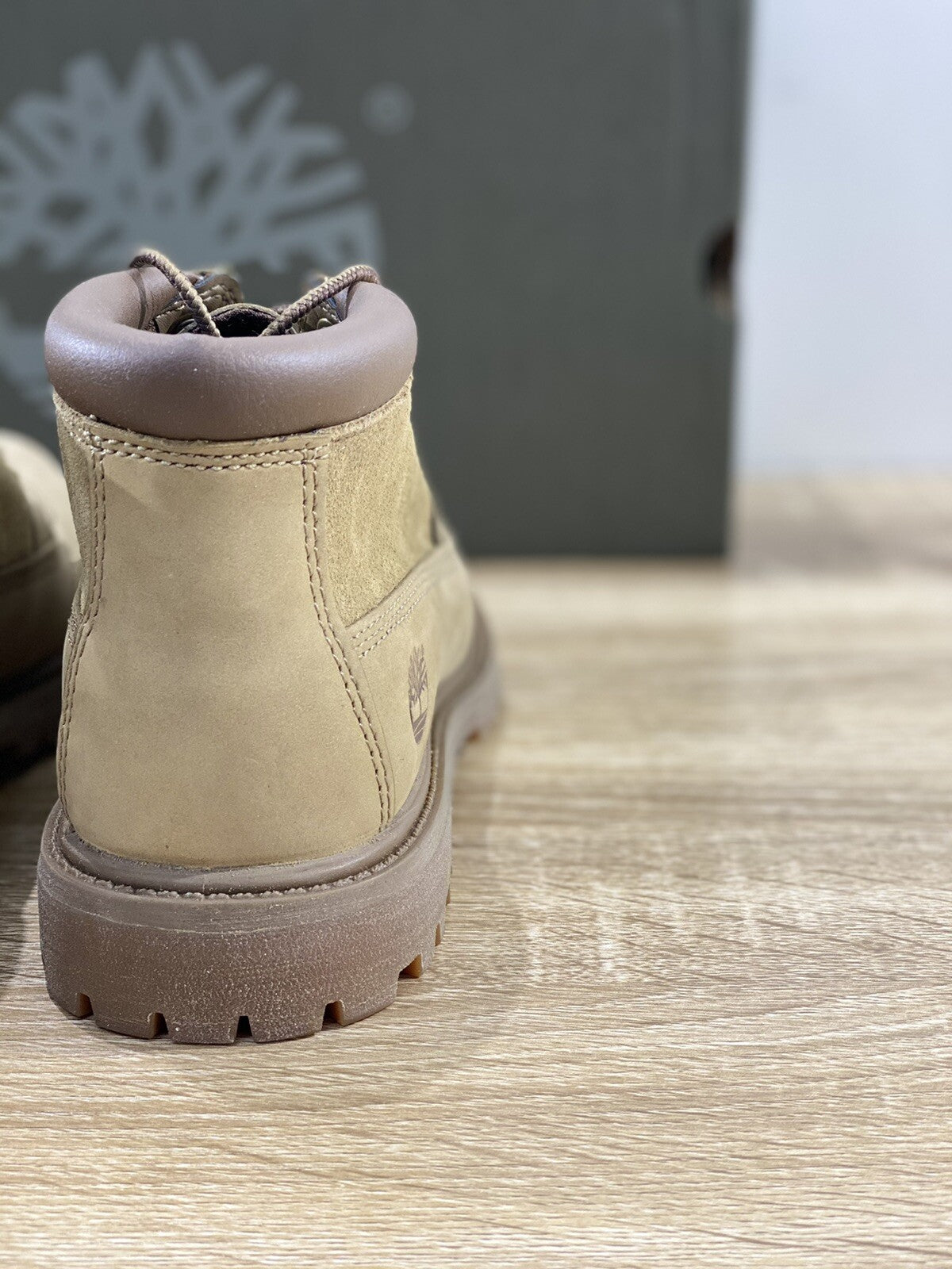 Timberland Nellie Chukka Boot In Nubuck Light Brown Icon Boot 37