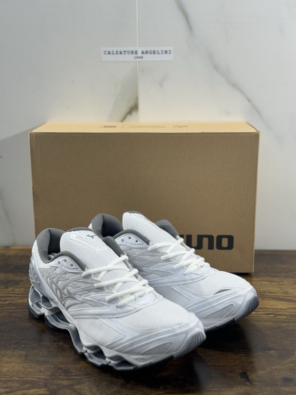 Mizuno Sneaker Uomo Wave Propecy LS Bianca  Heritage Casual 42