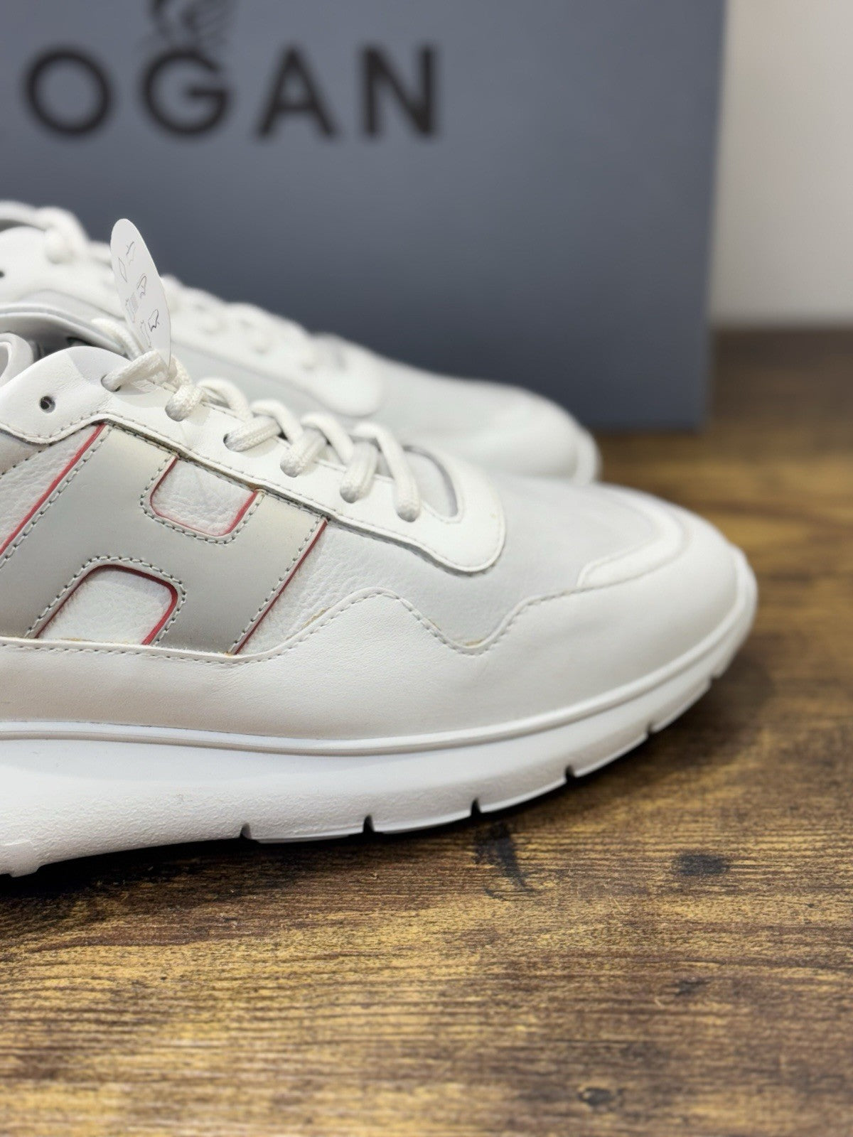 Hogan Interactive 3 Pelle  Bianca  Casual Hogan Uomo 39.5