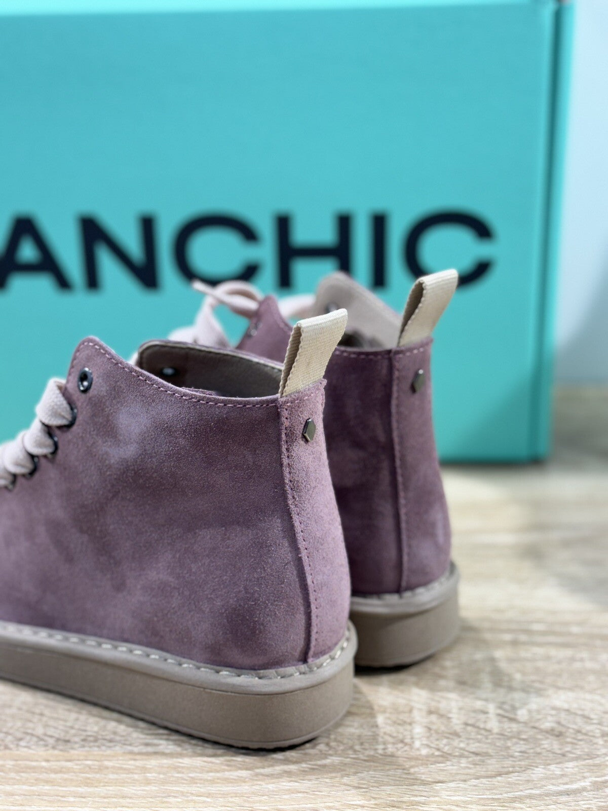 Panchic P01 Ankle Boot Donna  Suede Pink  Causal Boot Men Panchic 40
