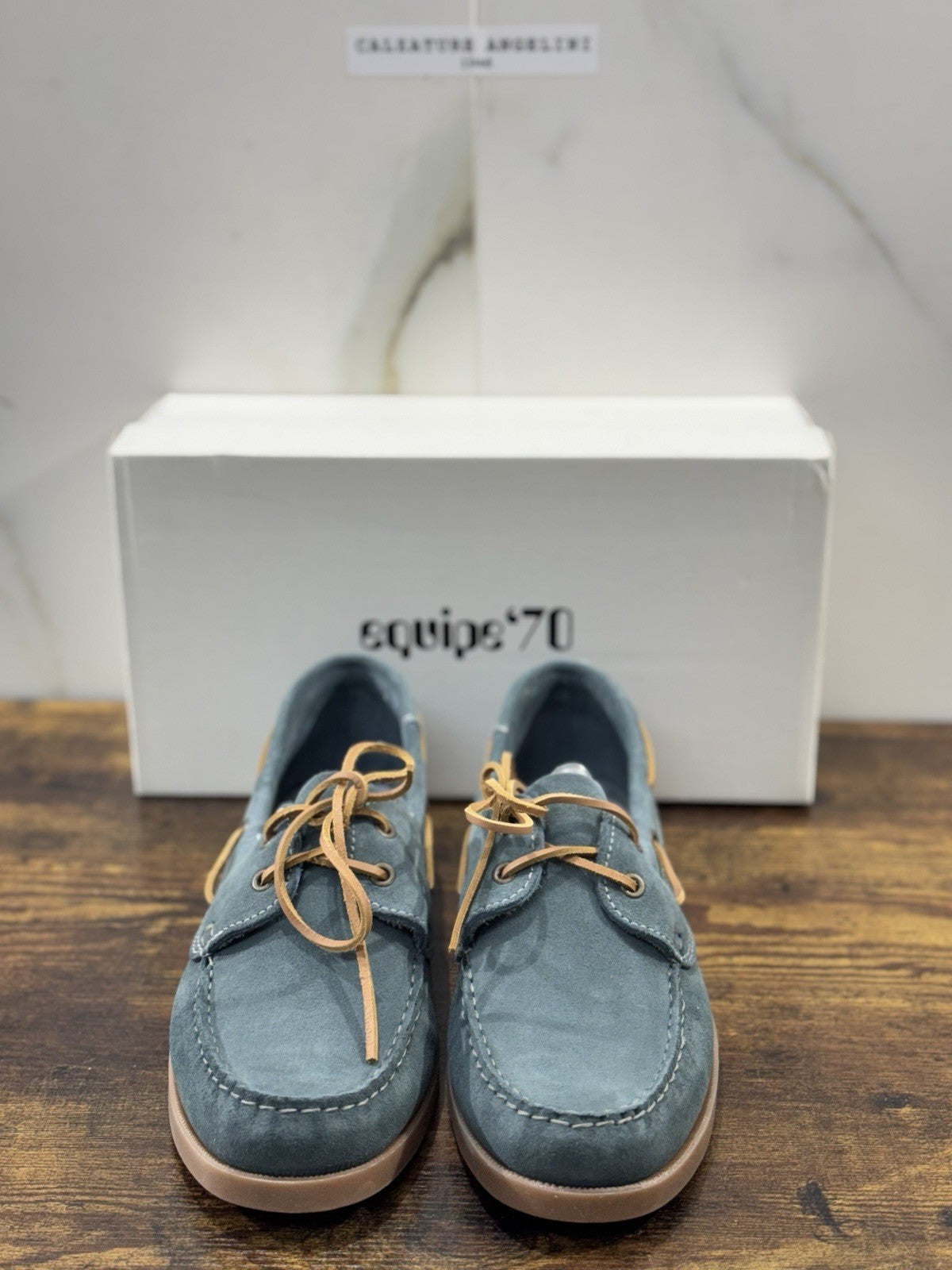 Equipe 70 Scarpa Da Barca Suede Sky Uomo 43