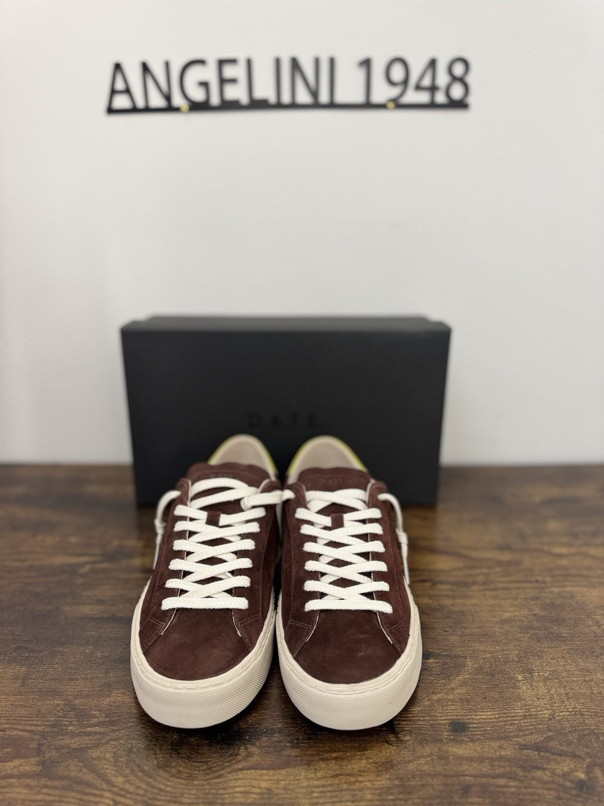 D.a.t.e. Hill Low Sneaker Pelle Suede Testa Moro   Casual Uomo 44