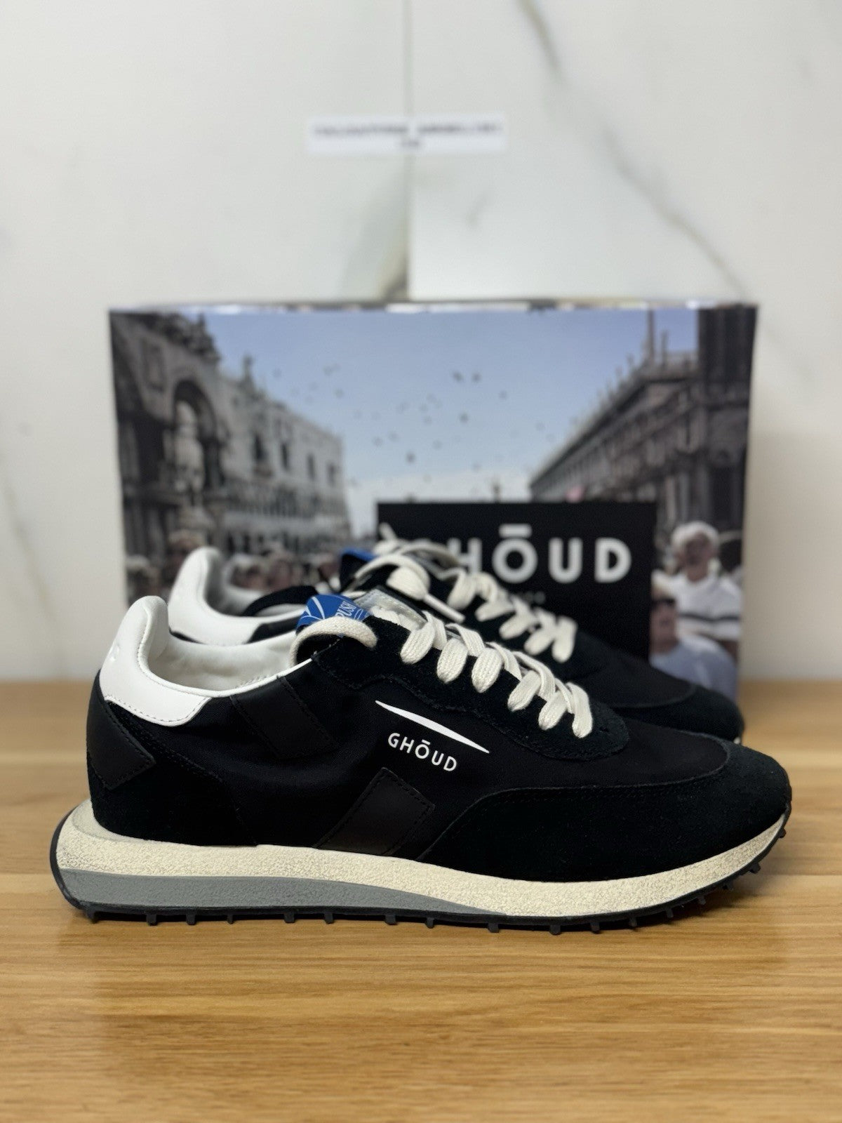 Ghoud Rush Low Sneaker Suede Nero Casual Uomo 42