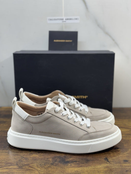 Alexander Smith Sneaker Bond Pelle Nabuk Grey  Uomo 44