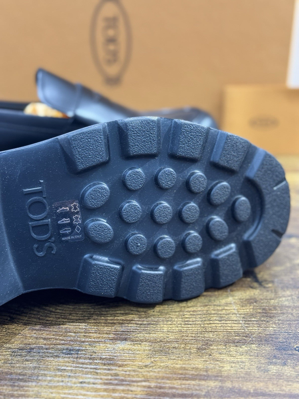 Tod’s Mocassino Pelle Nero Commando Extra Light Luxury Tod’s Uomo 44
