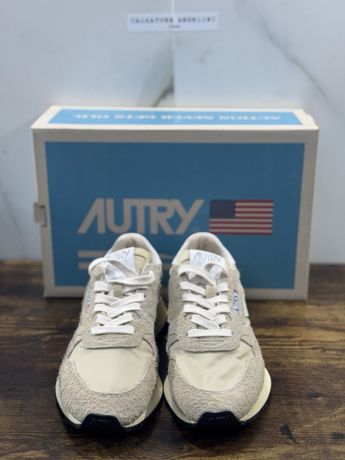 Autry Reelwind  Low Sneaker Suede Beige    Casual Autry Donna 39