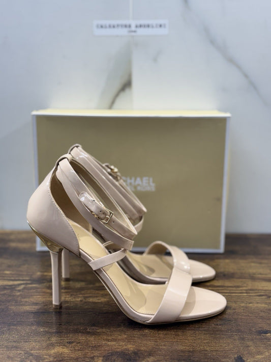 Michael Kors Sandalo Astrid  In Pelle Beige  Casual Donna 37.5