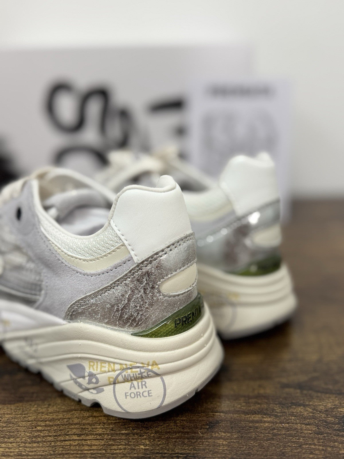 Premiata Mase Sneaker Pelle Grey Traforata Summer    Casual Premiata Donna 40