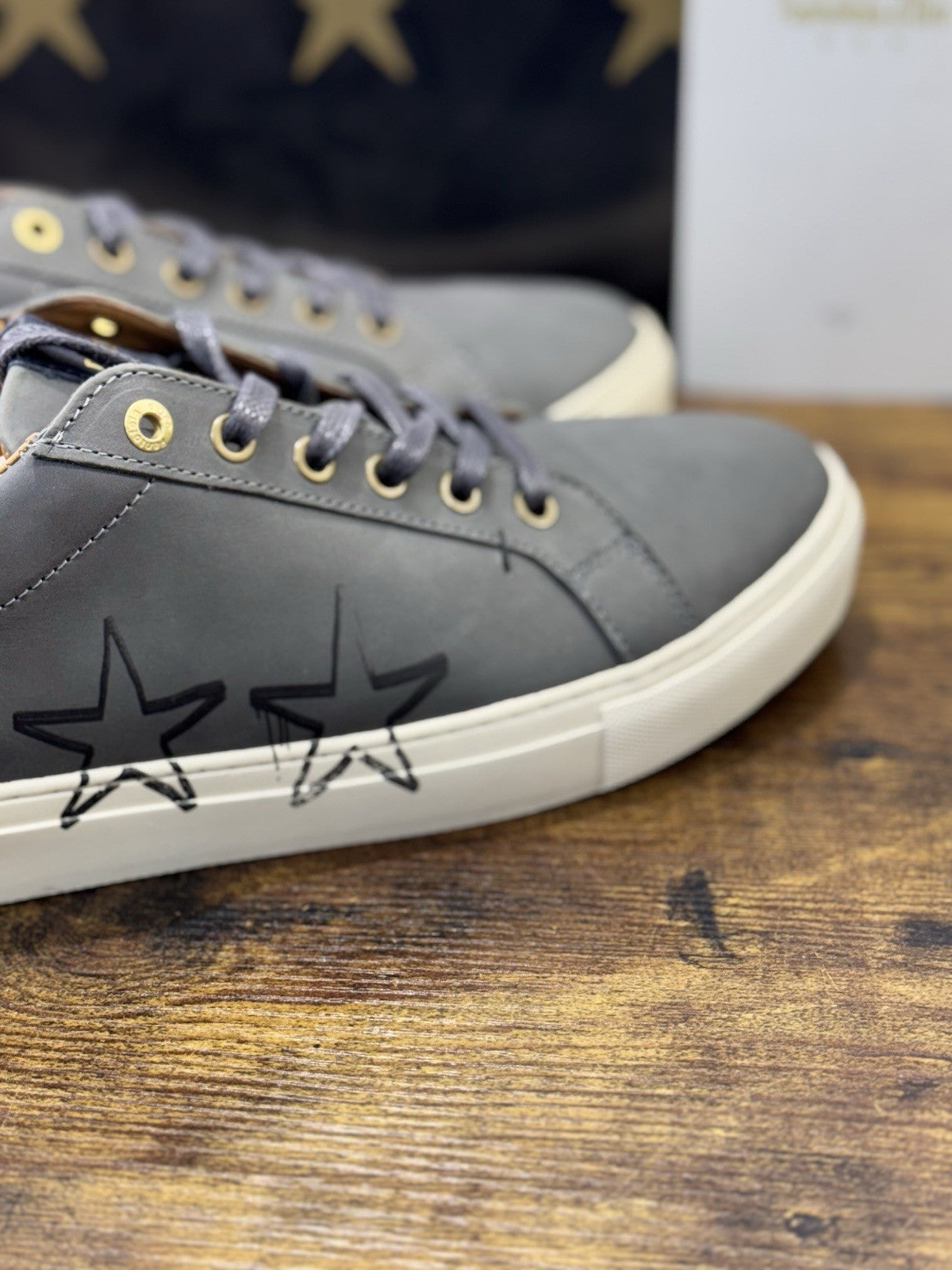 Pantofola D’oro Sneaker  Milan    Pelle Grey   Casual Scarpa  Uomo 45