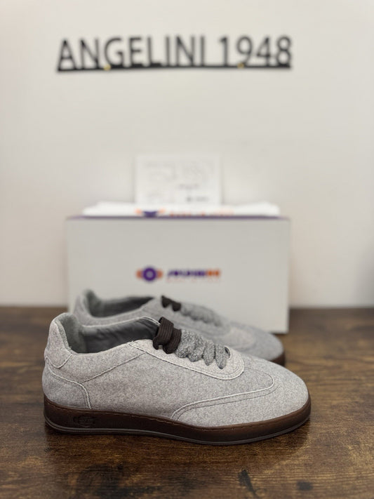 Soldini Sneaker Cachemere  Grey  100% Made In Italy Causal Donna 36