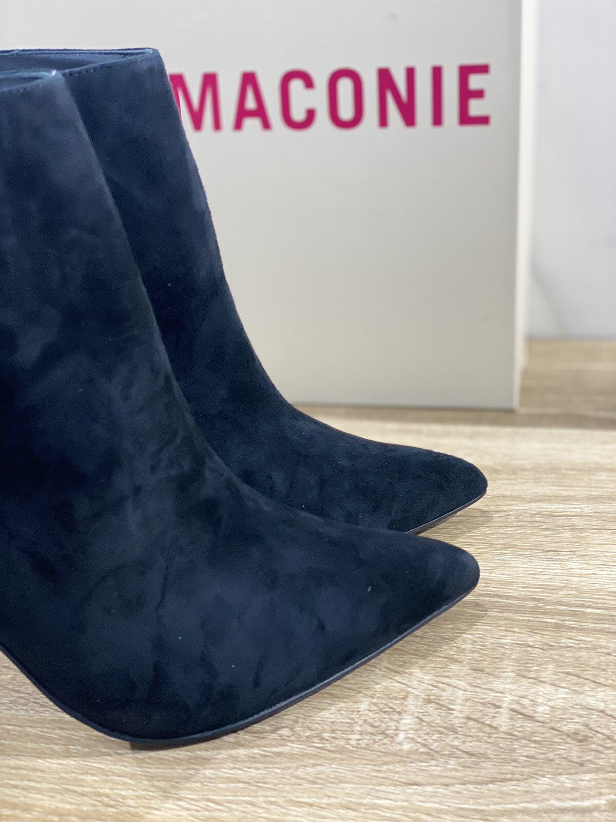 Kat Maconie stivaletto donna Toni Black  suede luxury boot woman 37