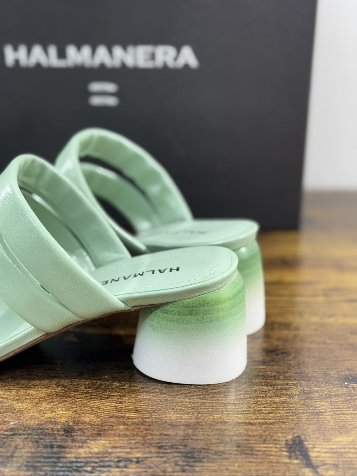 Halmanera Sandalo   Donna Goss        In Pelle Aloe  Soft  Luxury Shoes 41