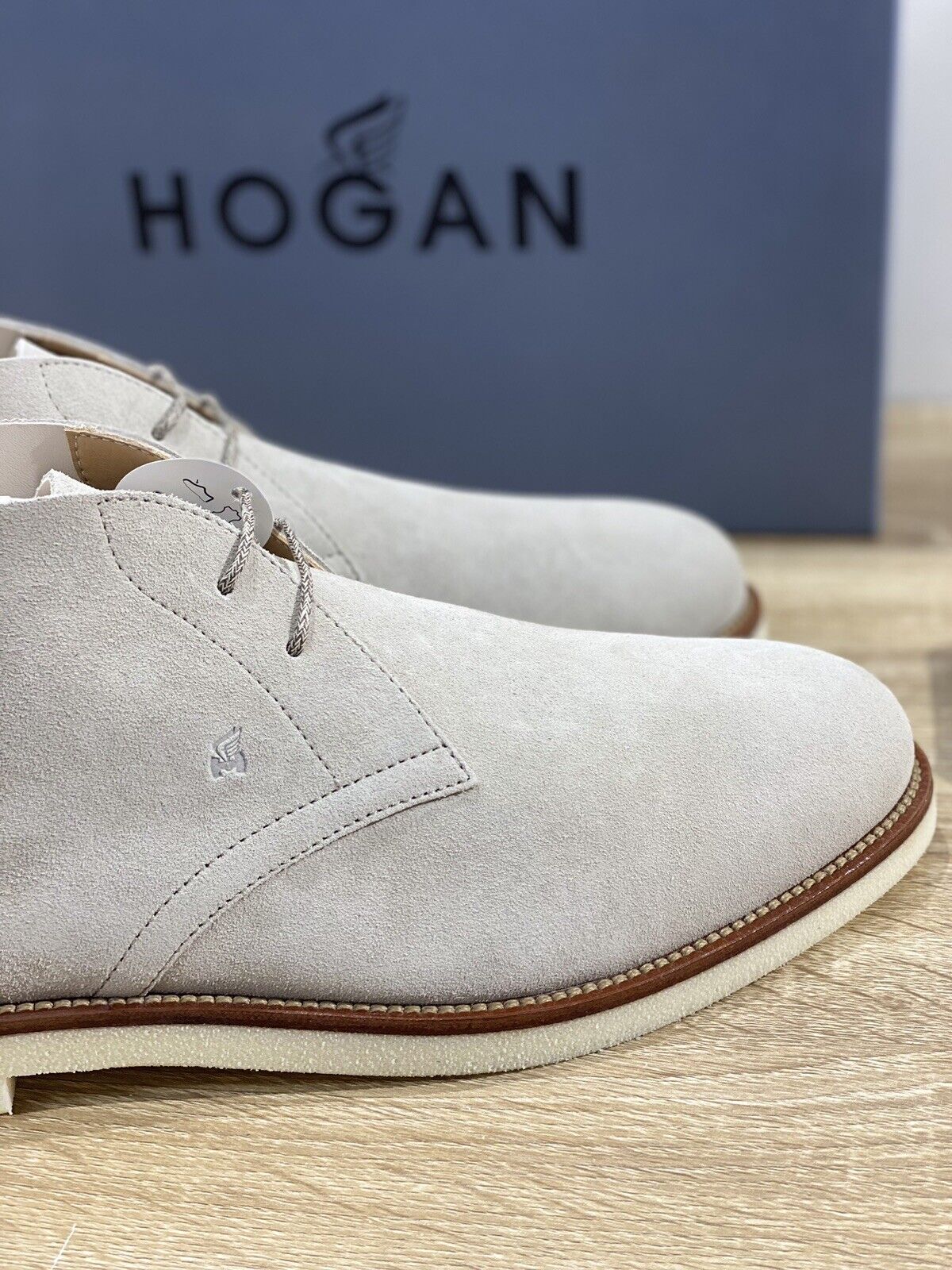 Hogan Polacchino uomo business casual suede naturale hogan men shoe 43